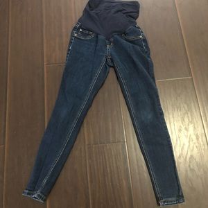 Indigo blue Petite XS jeans maternity